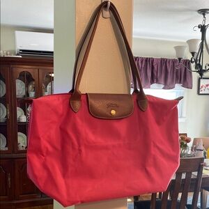 Longchamp Pink Tote Bag